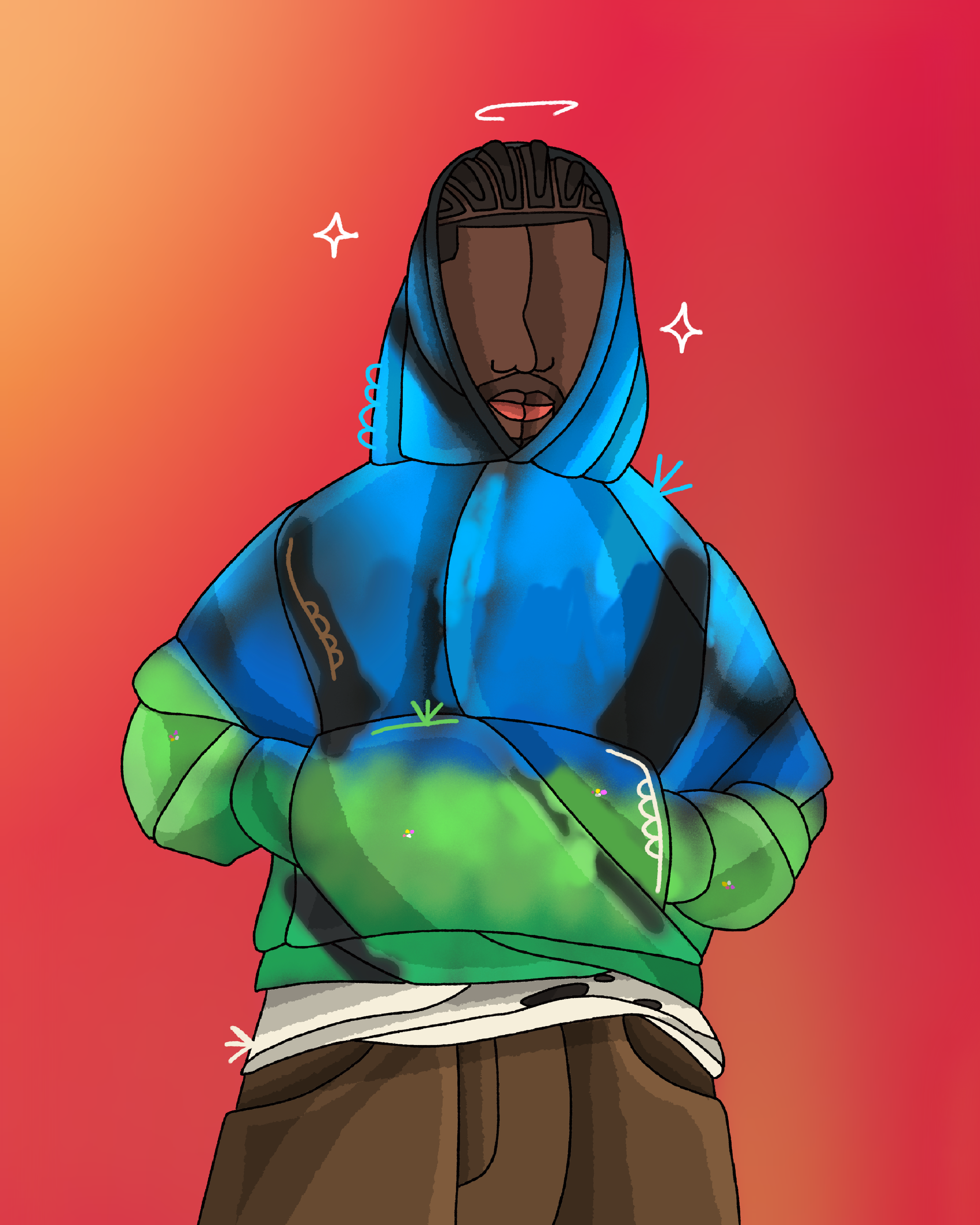 ABVE Hoodie: Garden