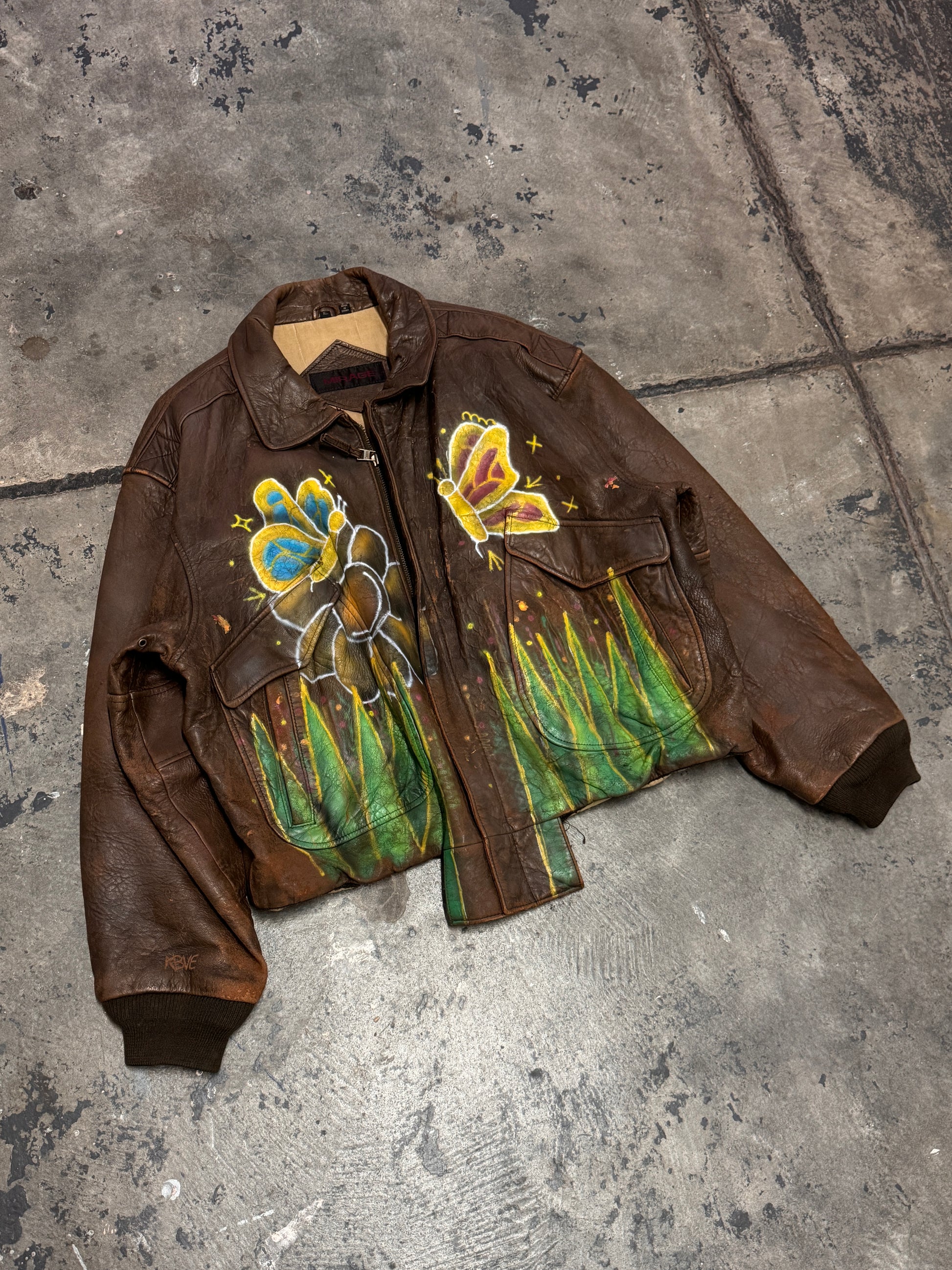 Abve Garden Leather Jacket