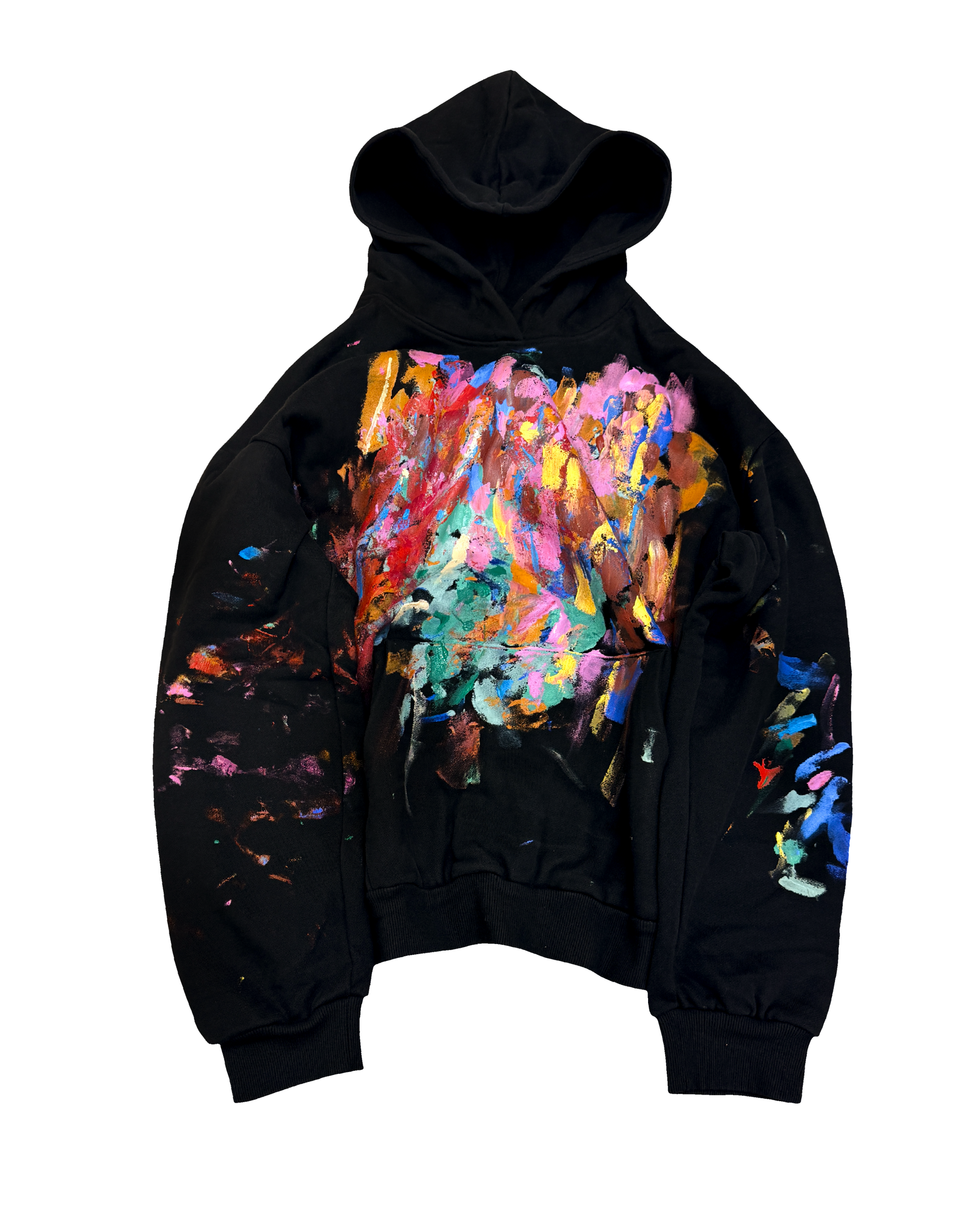 Multicoloured Painting Hoodie