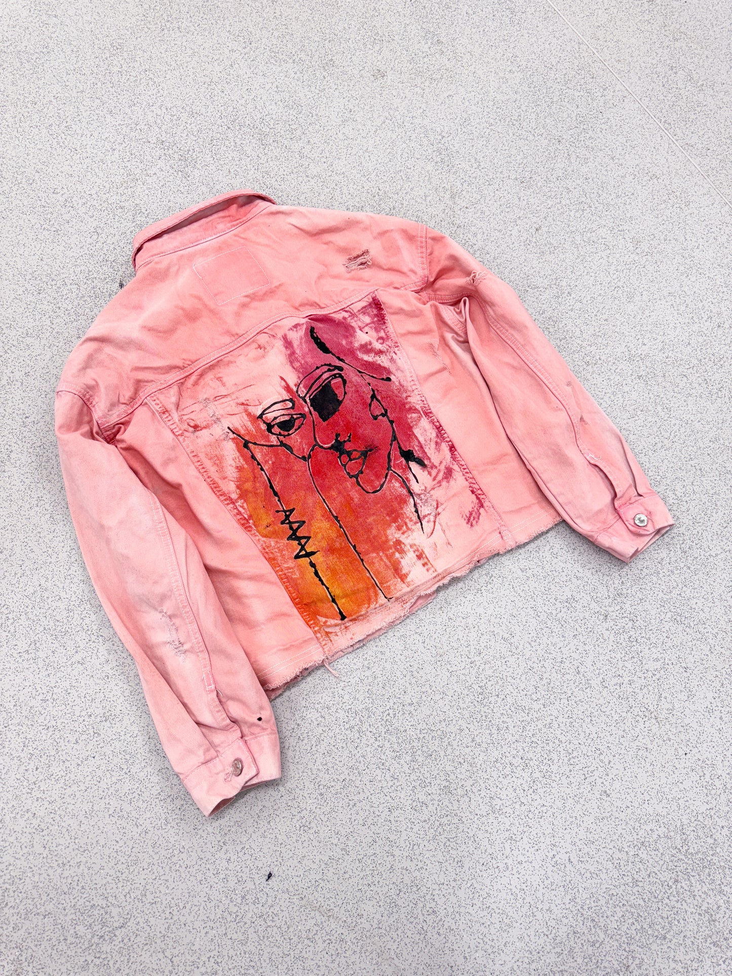 Coral Dyed Jacket - S/M