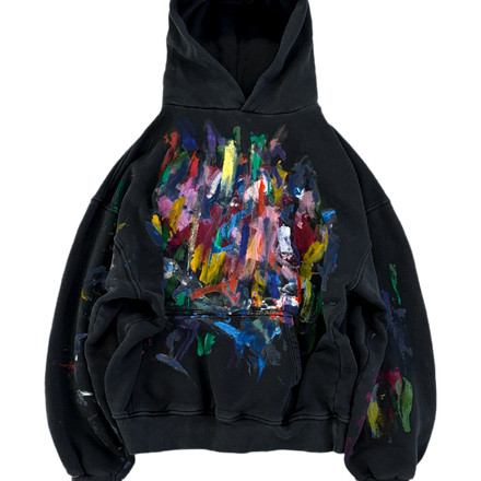 Multicoloured Painting Hoodie