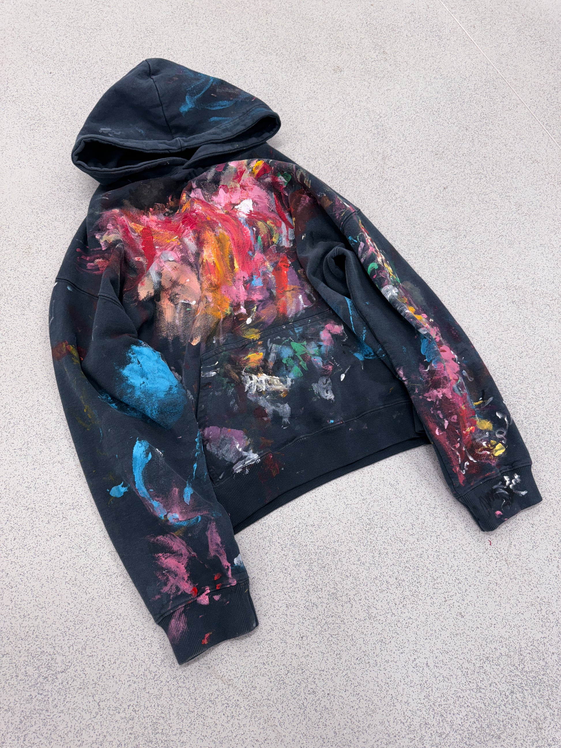 Multicoloured Painting Hoodie
