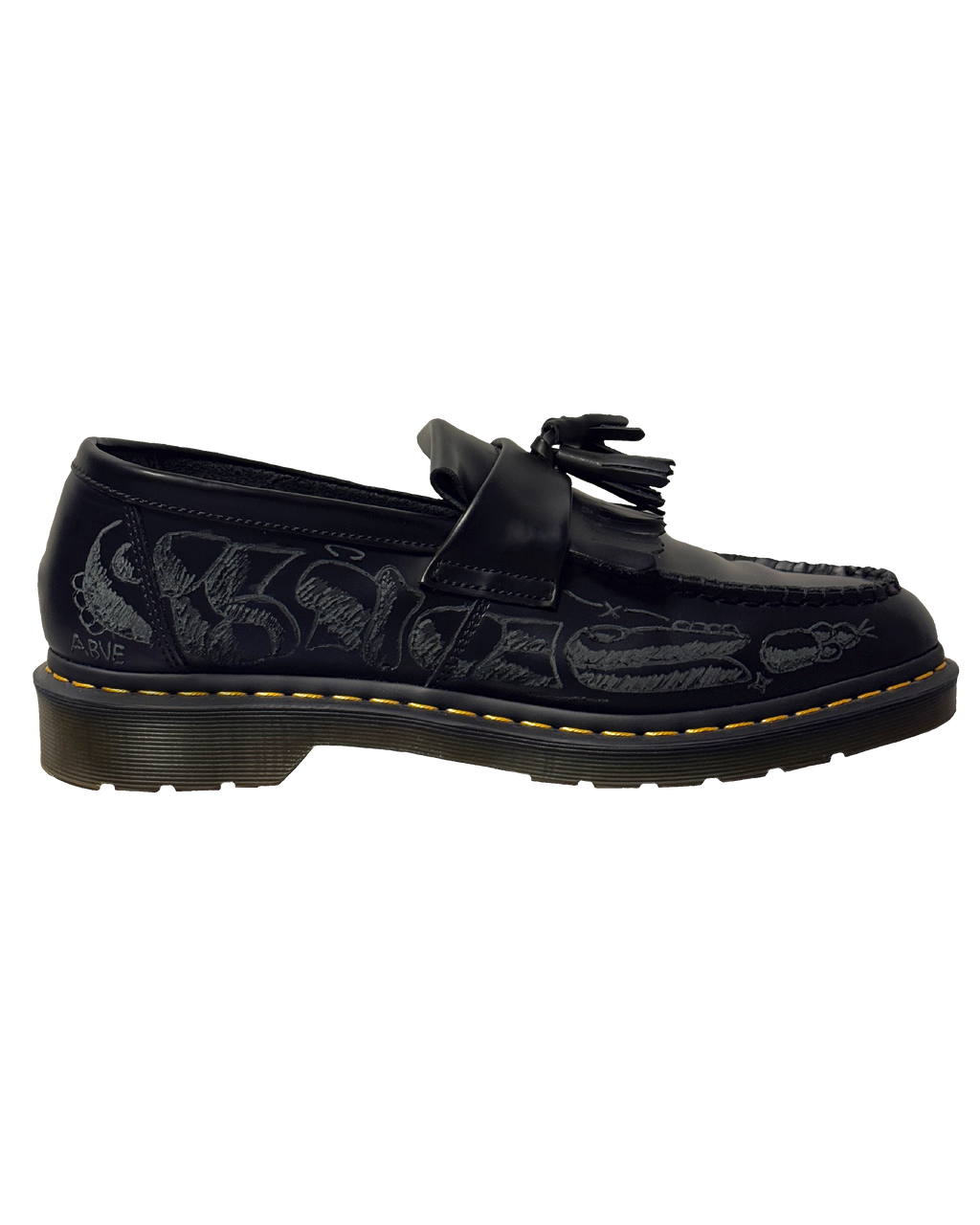 Abveallelse x Dr Martens Distressed Skeleton Loafters