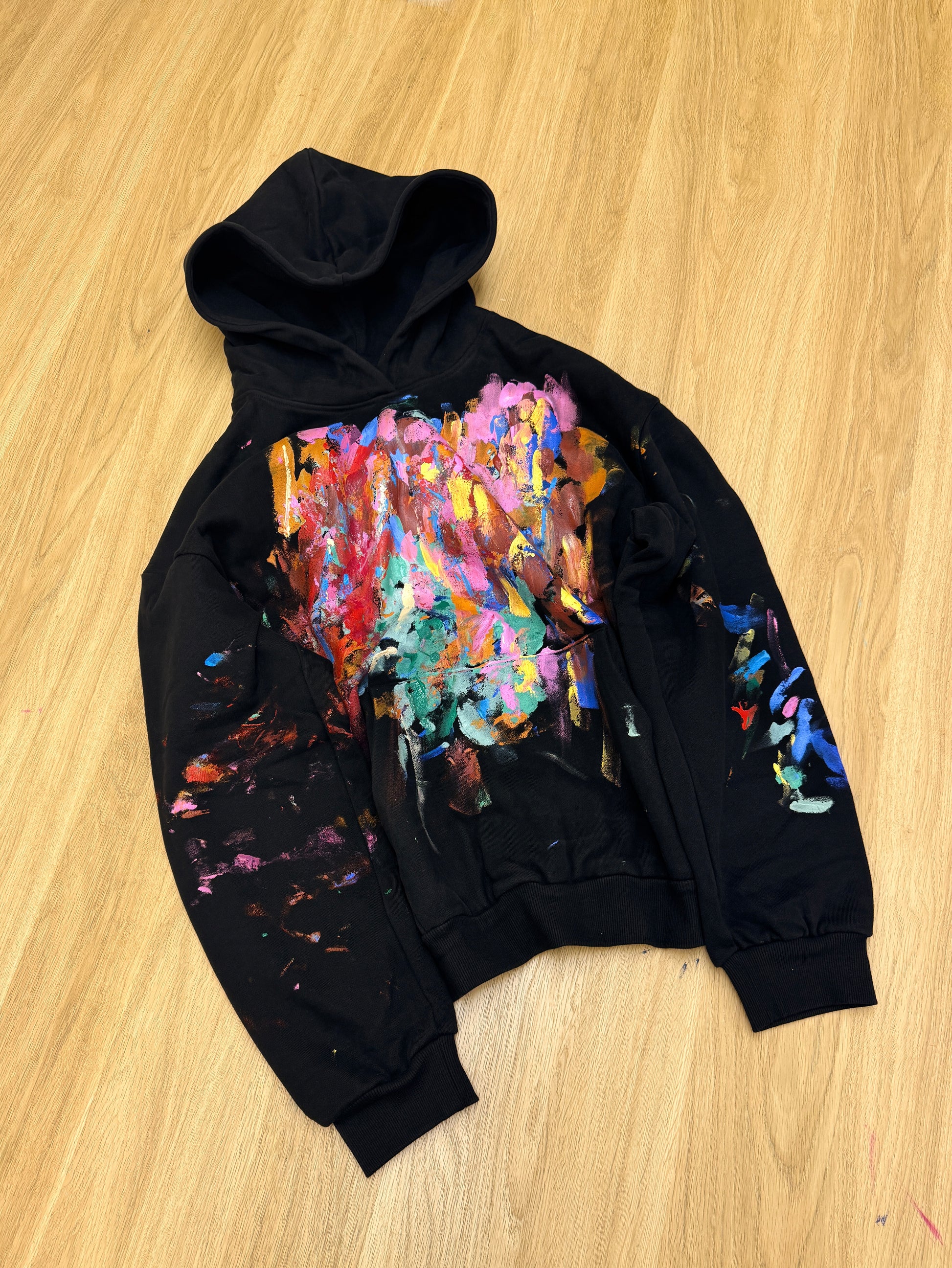 Multicoloured Painting Hoodie