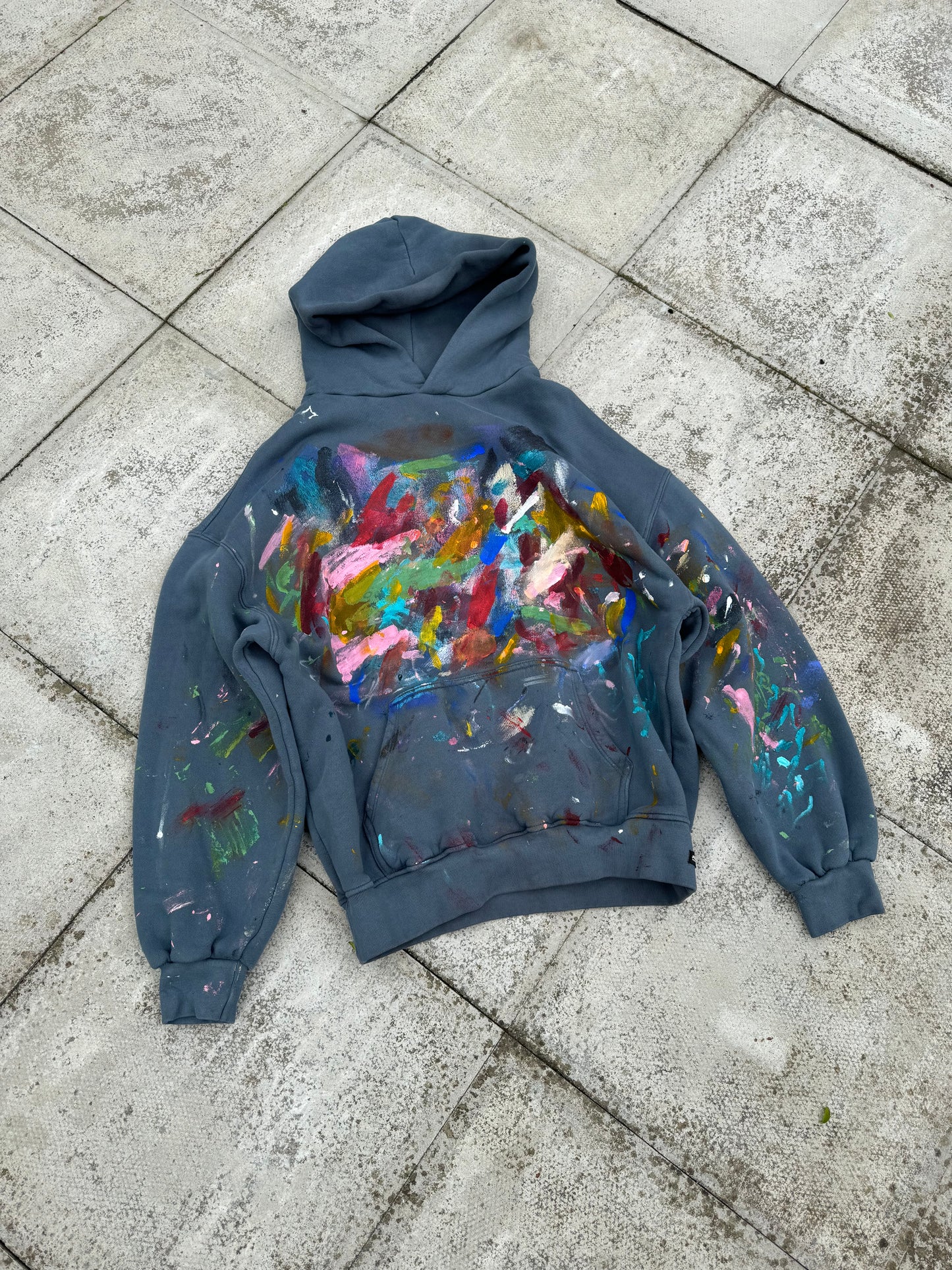 Multicoloured Painting Hoodie