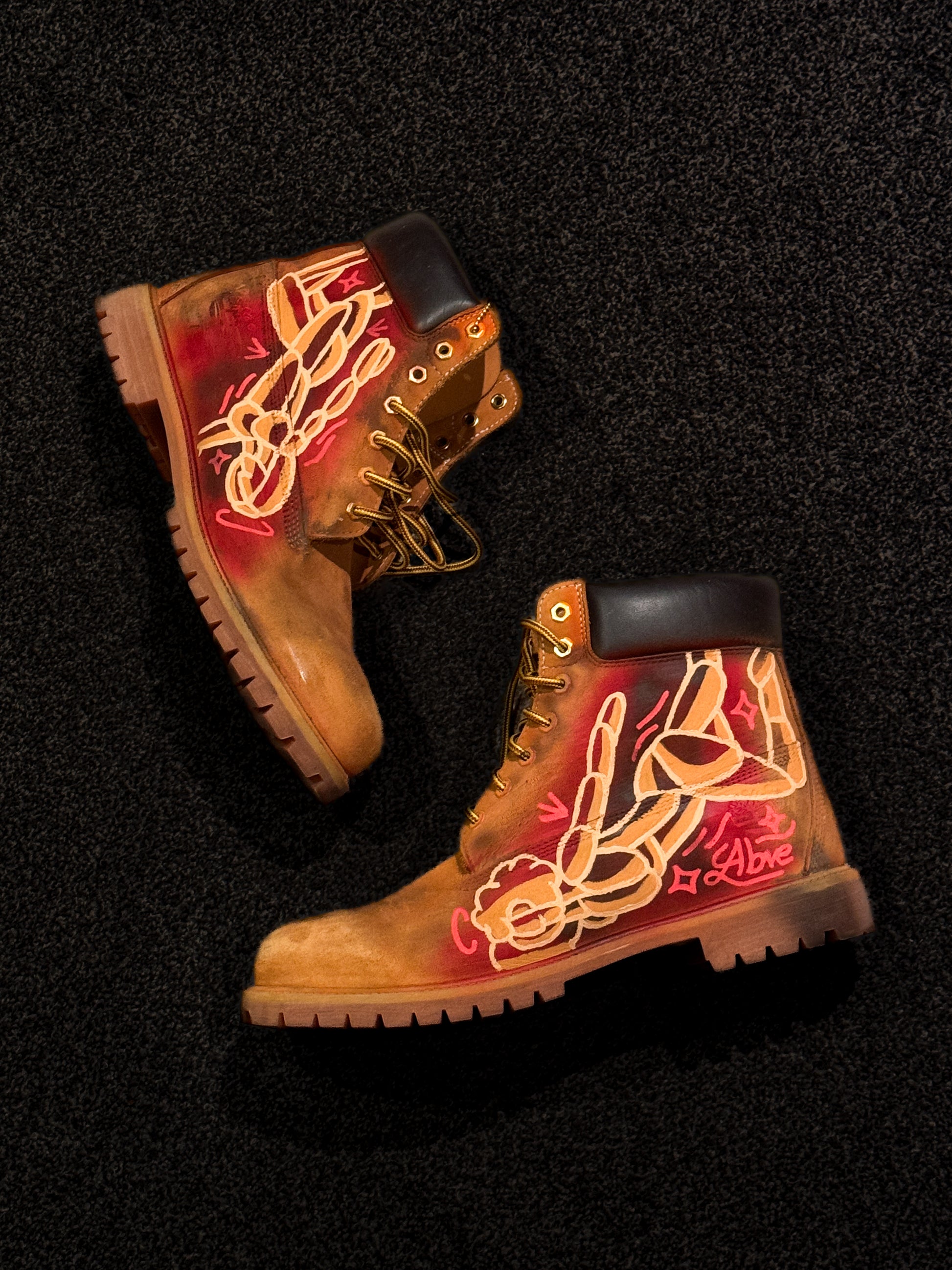 Abveallelse x Timberland 6 Inch Boot Red