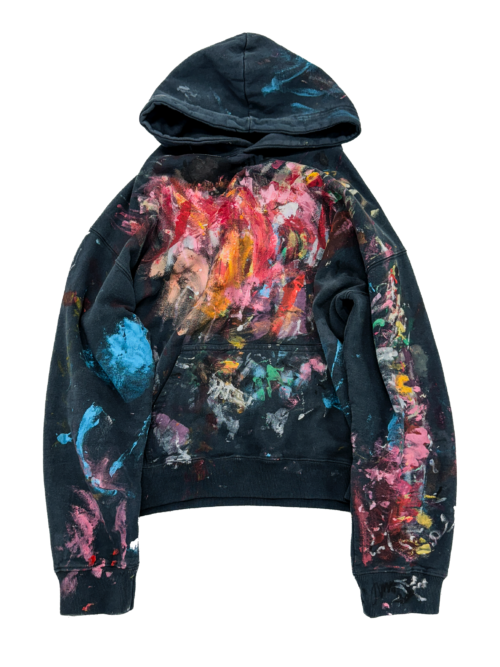 Off white hoodie sales painting
