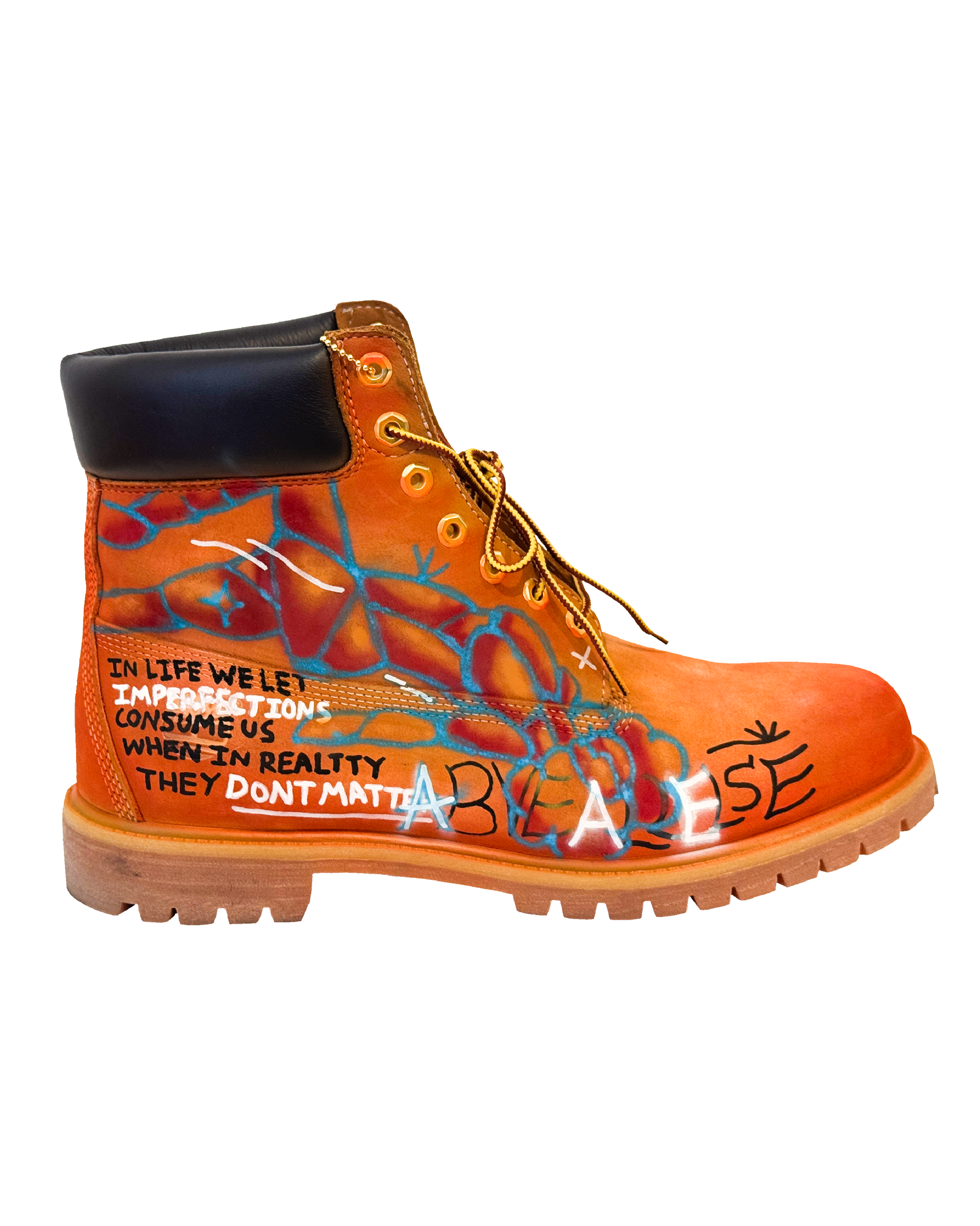 Abveallelse x Timberland 6 Inch Boot Painted in Wheat