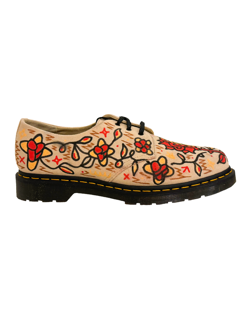 Abveallelse x Dr Martens Canvas 1460 Garden