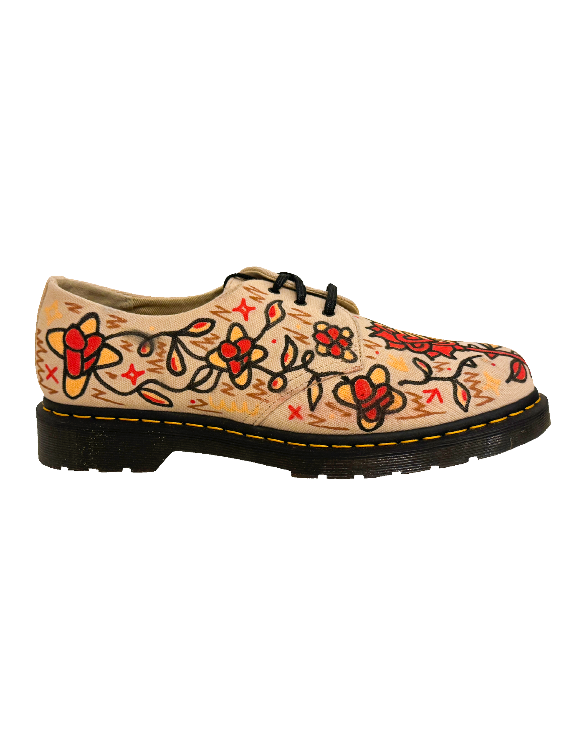 Abveallelse x Dr Martens Canvas 1460 Garden